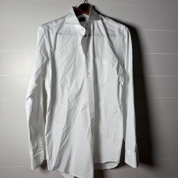 Sid Mashburn Other - Sid Mashburn White Oxford 100% Cotton Long Sleeve Button Down Men's Shirt